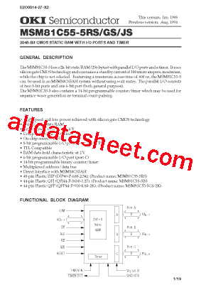 MSM81C55-5GS型号图片