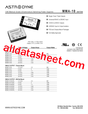 MSMC-0100DRL型号图片