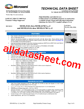 MSMLJ18A型号图片