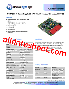 MSMPS104B型号图片