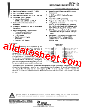 MSP430C111型号图片