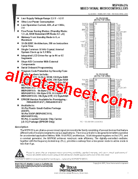 MSP430C312型号图片