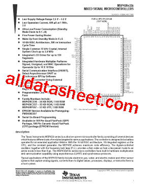 MSP430C336IPJM型号图片