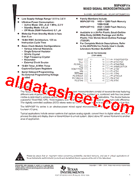 MSP430F112IPWR型号图片