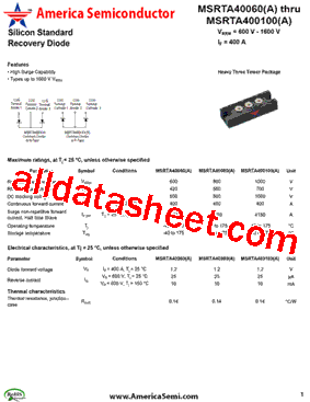 MSRTA400100型号图片