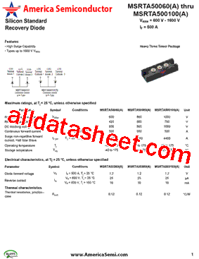 MSRTA500100型号图片