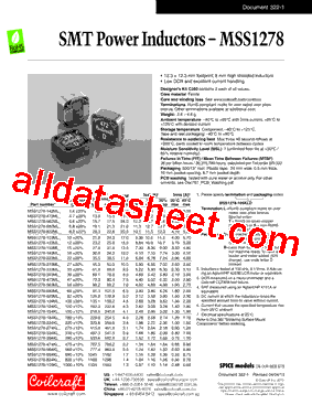 MSS1278-153MLD型号图片