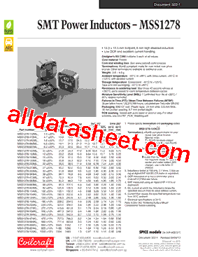 MSS1278-184KLB型号图片