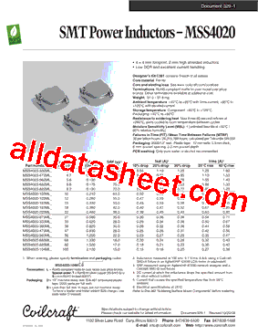 MSS4020-273ML型号图片