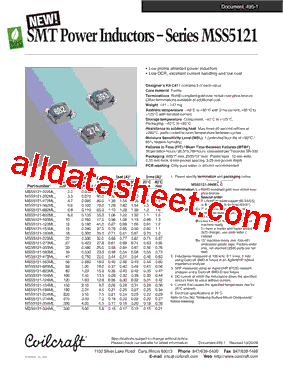 MSS5121-393ML型号图片