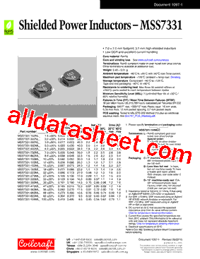 MSS7331-103ML型号图片