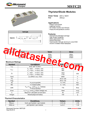 MSTC25-16型号图片