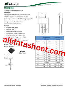 MSU4N65型号图片