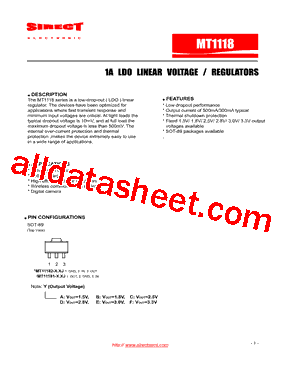 MT1118X-1.8J型号图片