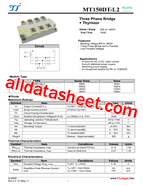 MT150DT08L2型号图片