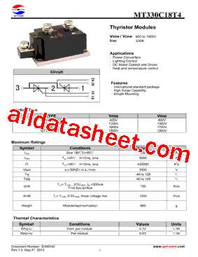 MT330C12T4型号图片