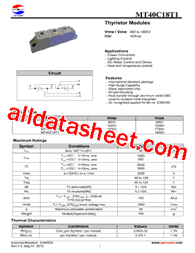 MT40C16T1型号图片