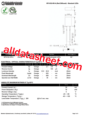 MT4152-HR-A型号图片