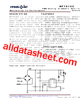 MT7816C型号图片