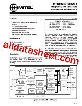 MT8889CS1型号图片