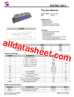 MT90C18T1型号图片