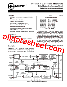 MT9171AE型号图片