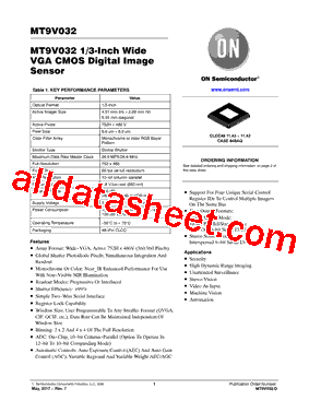 MT9V032C12STMD-GEVK型号图片