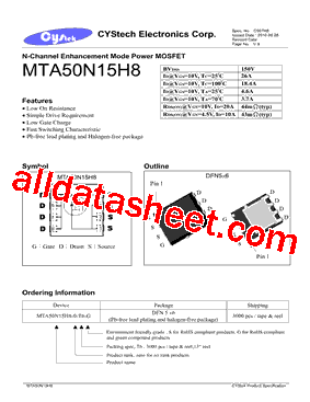 MTA50N15H8型号图片