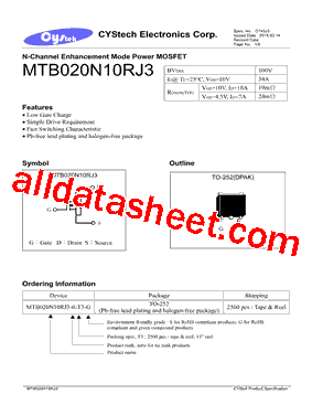 MTB020N10RJ3-0-T3-G型号图片