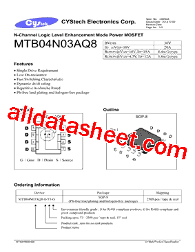 MTB04N03AQ8型号图片