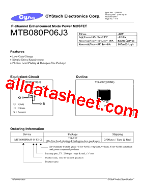 MTB080P06J3-0-T3-G型号图片