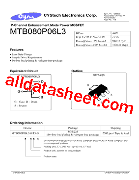 MTB080P06L3-0-T3-G型号图片