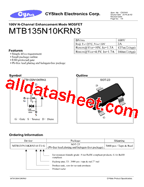 MTB135N10KRN3型号图片