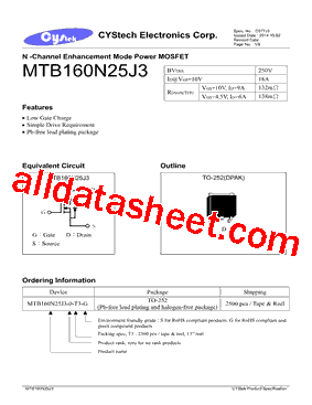 MTB160N25J3-0-T3-G型号图片