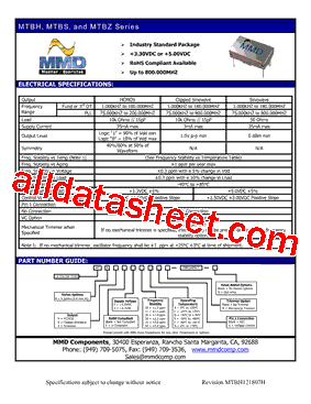 MTBH310A型号图片