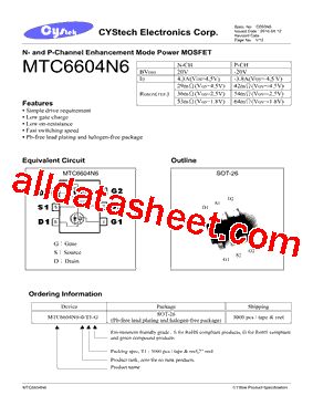 MTC6604N6型号图片