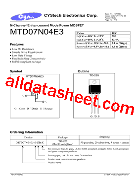 MTD07N04E3-0-UB-X型号图片