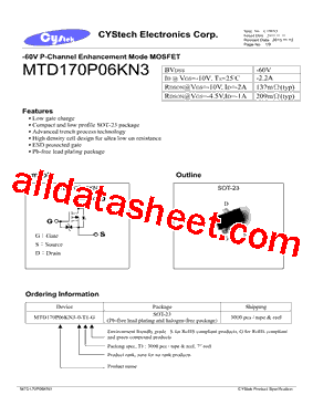 MTD170P06KN3型号图片