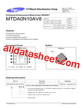 MTDA0N10AV8型号图片