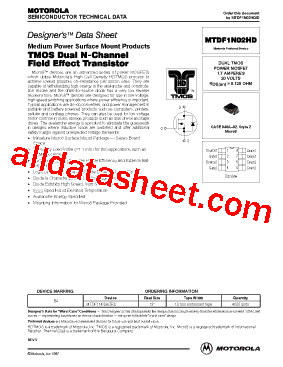 MTDF1N02HD型号图片