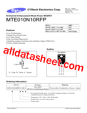 MTE010N10RFP-0-UB-X型号图片