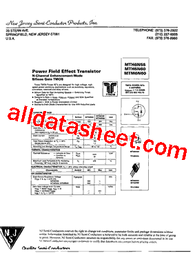 MTH6N55型号图片
