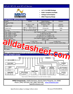 MTJHA310CAV型号图片