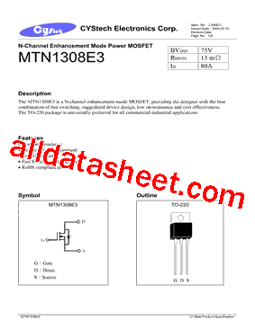 MTN1308E3型号图片