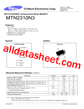 MTN2310N3型号图片