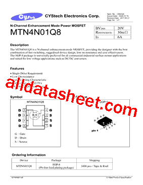 MTN4N01Q8型号图片