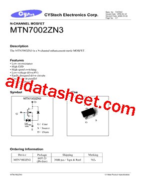 MTN7002ZN3型号图片