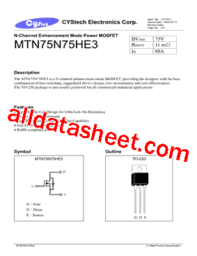 MTN75N75HE3型号图片