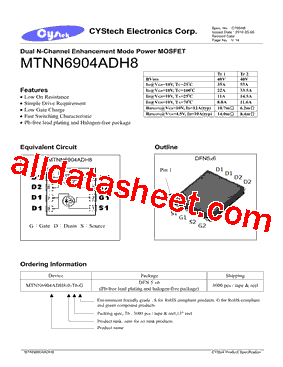 MTNN6904ADH8-0-T6-G型号图片