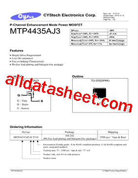 MTP4435AJ3-0-T3-G型号图片